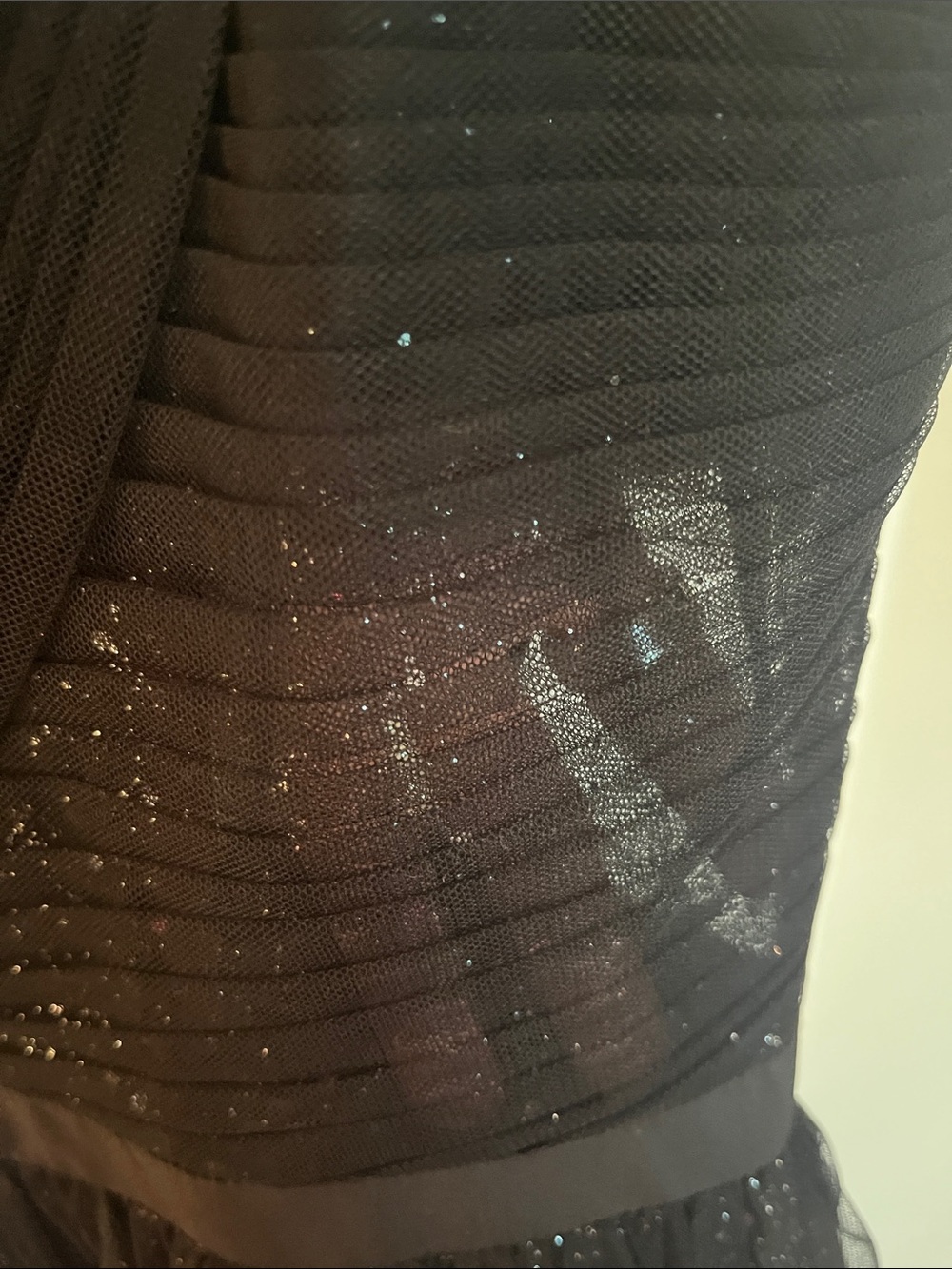 Betsy Adam Sparkle Tulle Gown - Picture 5 of 15